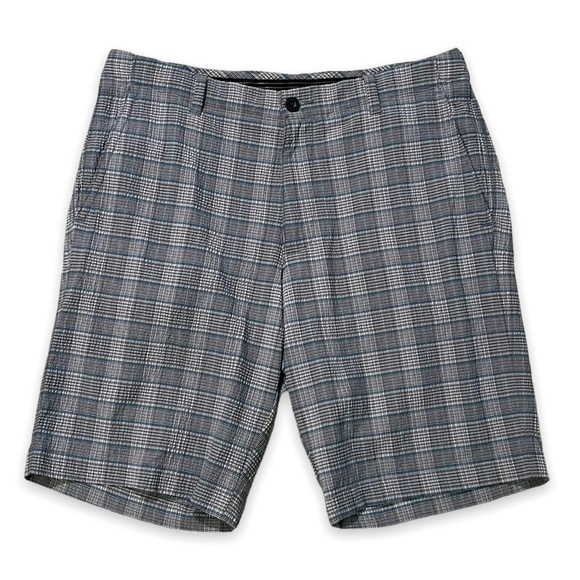 Tommy Bahama Plaid Bermuda Hybrid Golf Shorts, 32 Waist - Picture 1 of 8